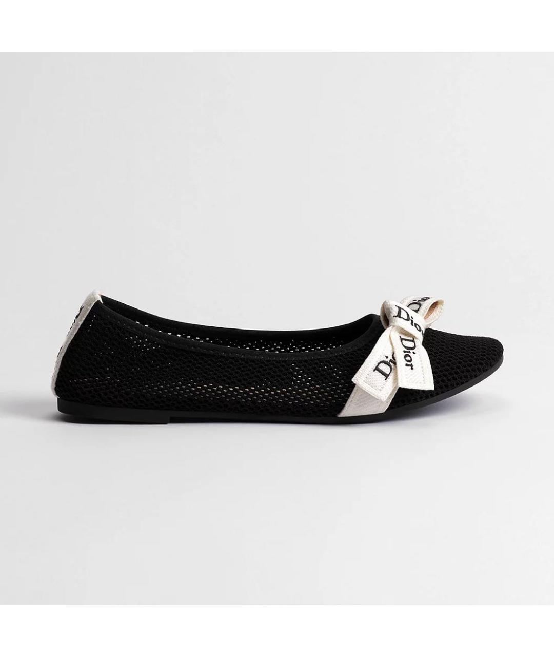 CHRISTIAN DIOR Черные балетки, фото 6