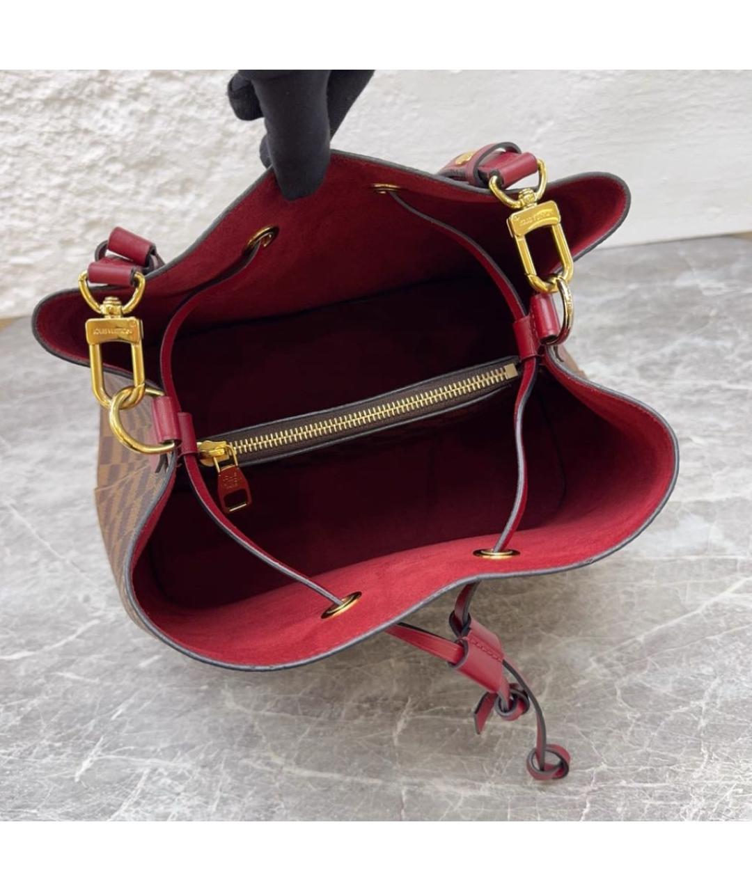 LOUIS VUITTON Коричневая сумка через плечо из канвы, фото 7