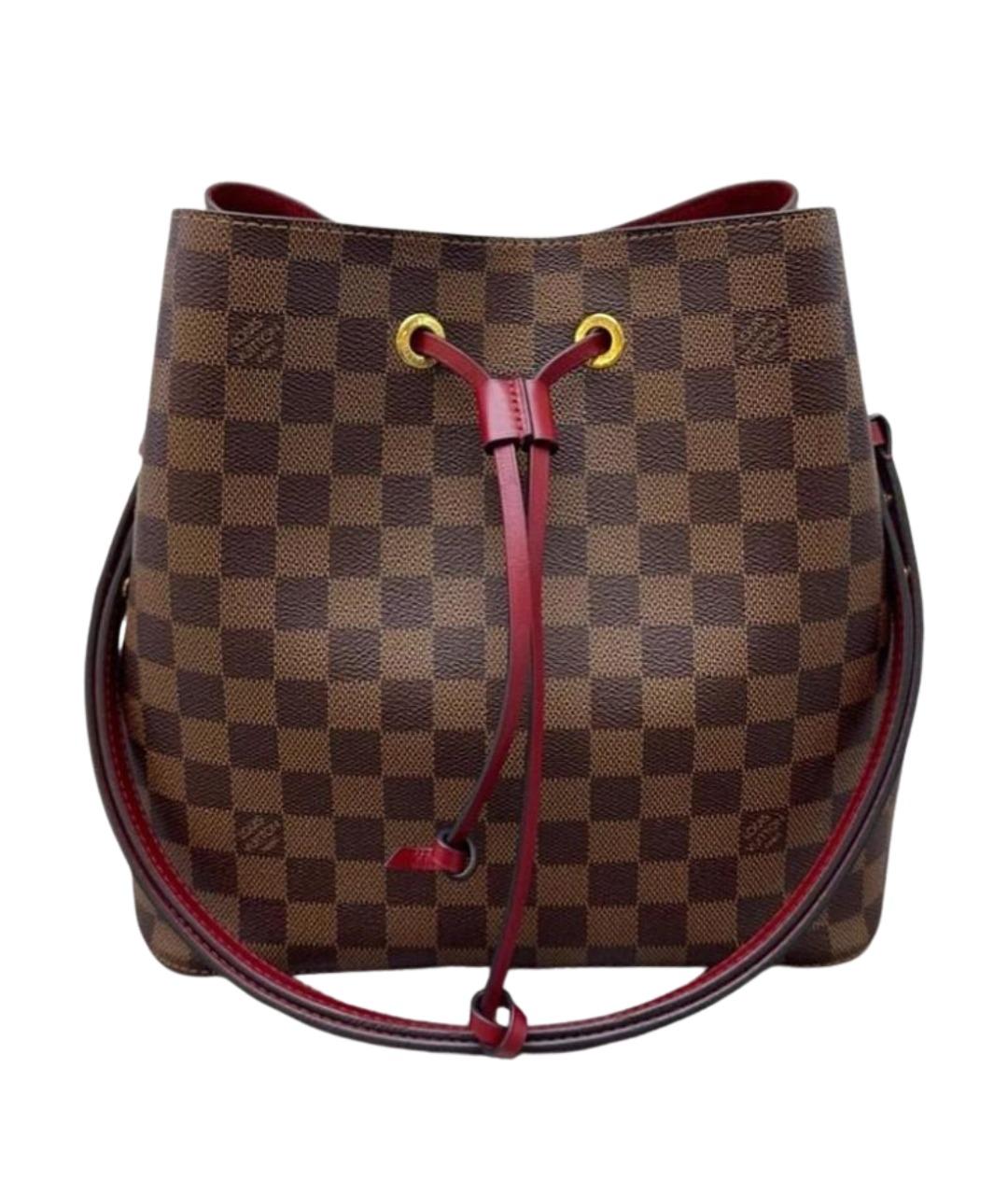 LOUIS VUITTON Коричневая сумка через плечо из канвы, фото 1