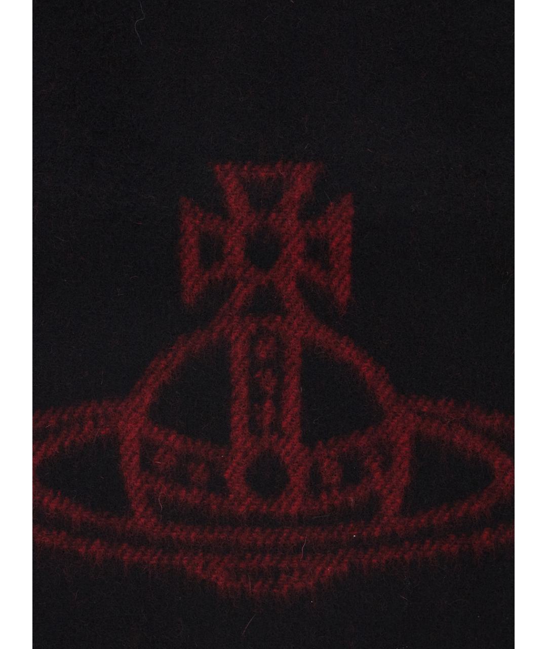 VIVIENNE WESTWOOD Черный шарф, фото 3