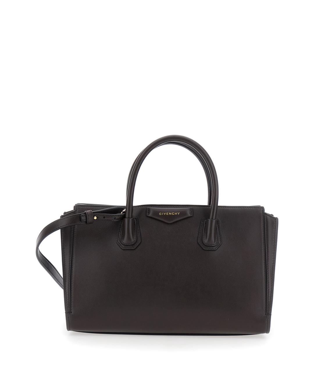 GIVENCHY Коричневая кожаная сумка тоут, фото 1
