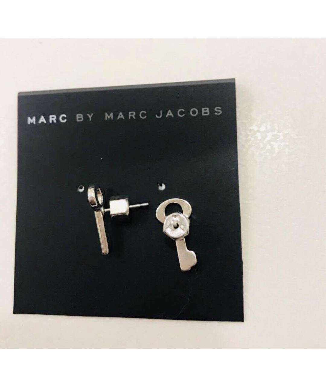 MARC BY MARC JACOBS Серебряные металлические серьги, фото 6