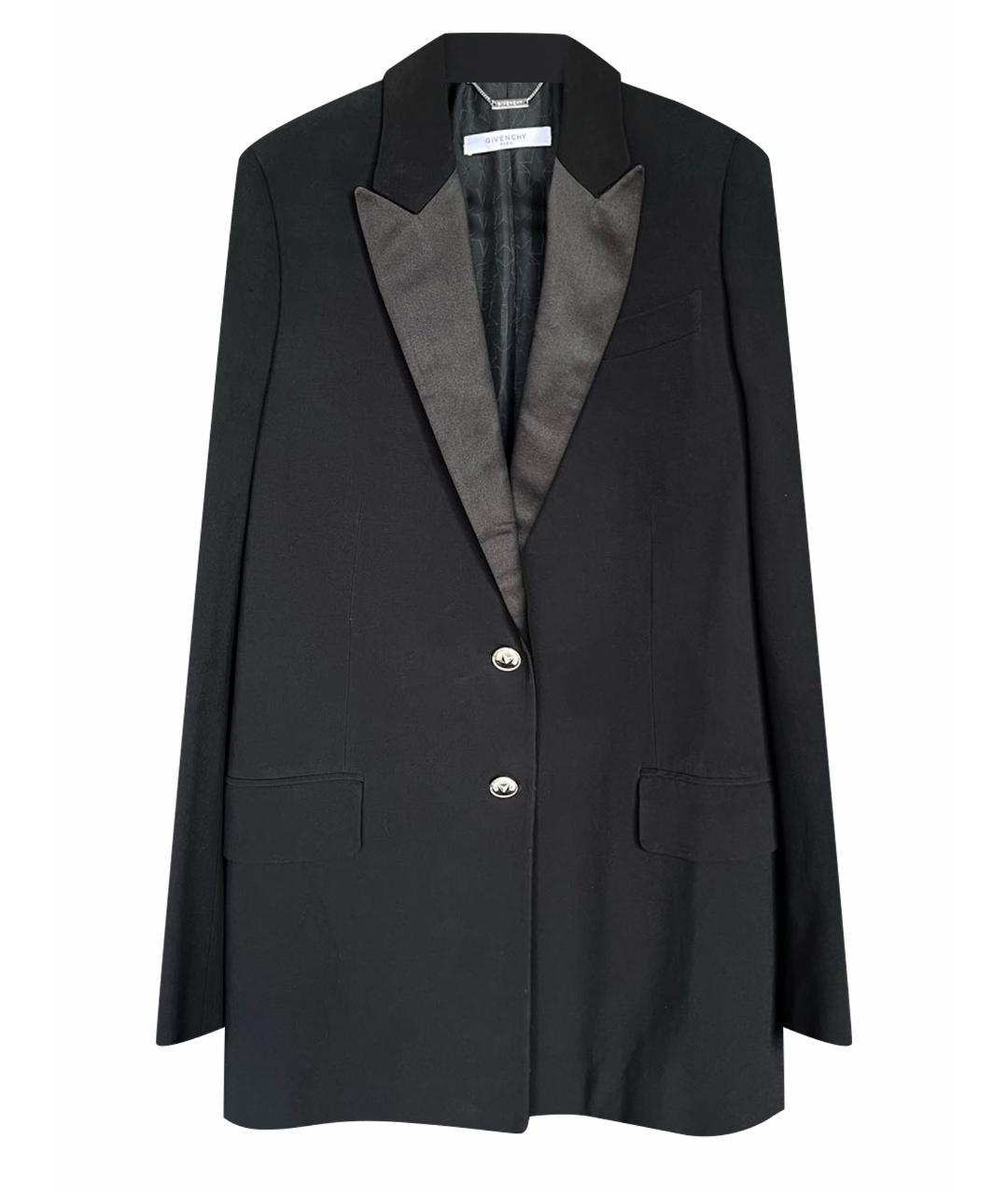 GIVENCHY Черный вискозный жакет/пиджак, фото 1