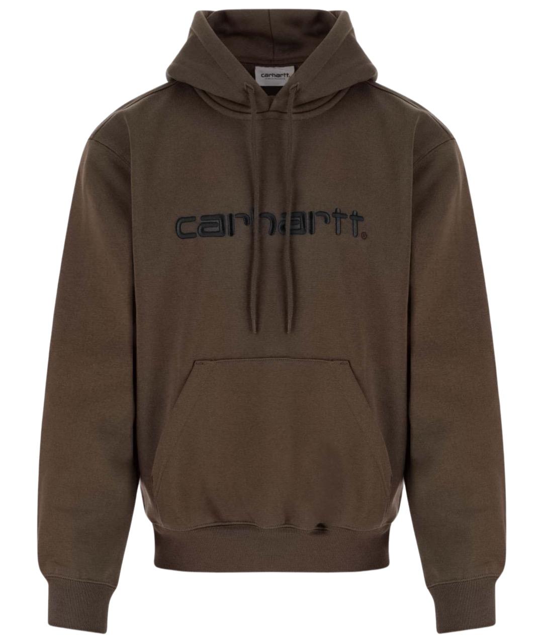 CARHARTT WIP Коричневый хлопковый джемпер / свитер, фото 1
