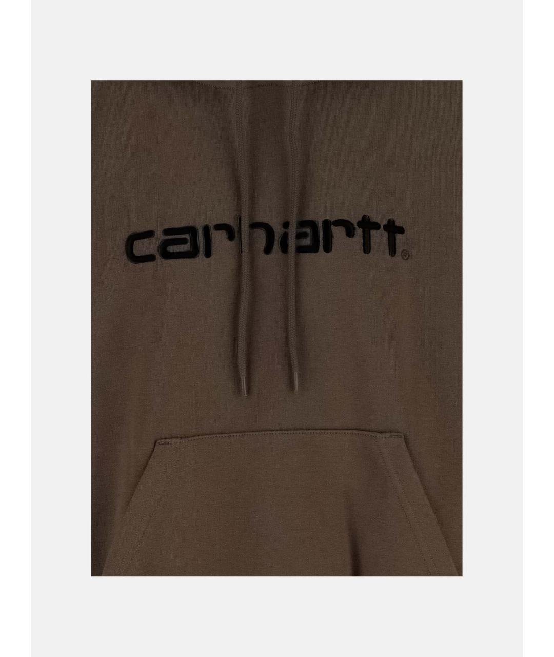 CARHARTT WIP Коричневый хлопковый джемпер / свитер, фото 3