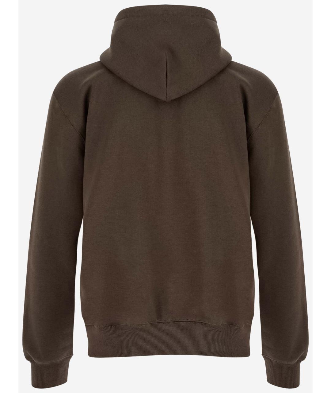 CARHARTT WIP Коричневый хлопковый джемпер / свитер, фото 2