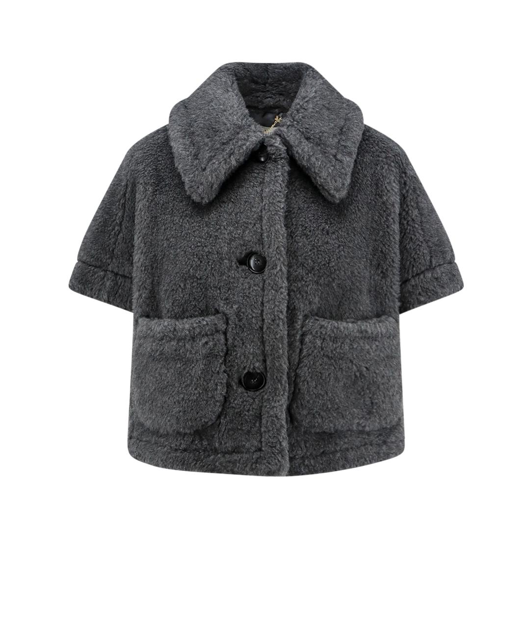 MAX MARA Серое шерстяное пальто, фото 1