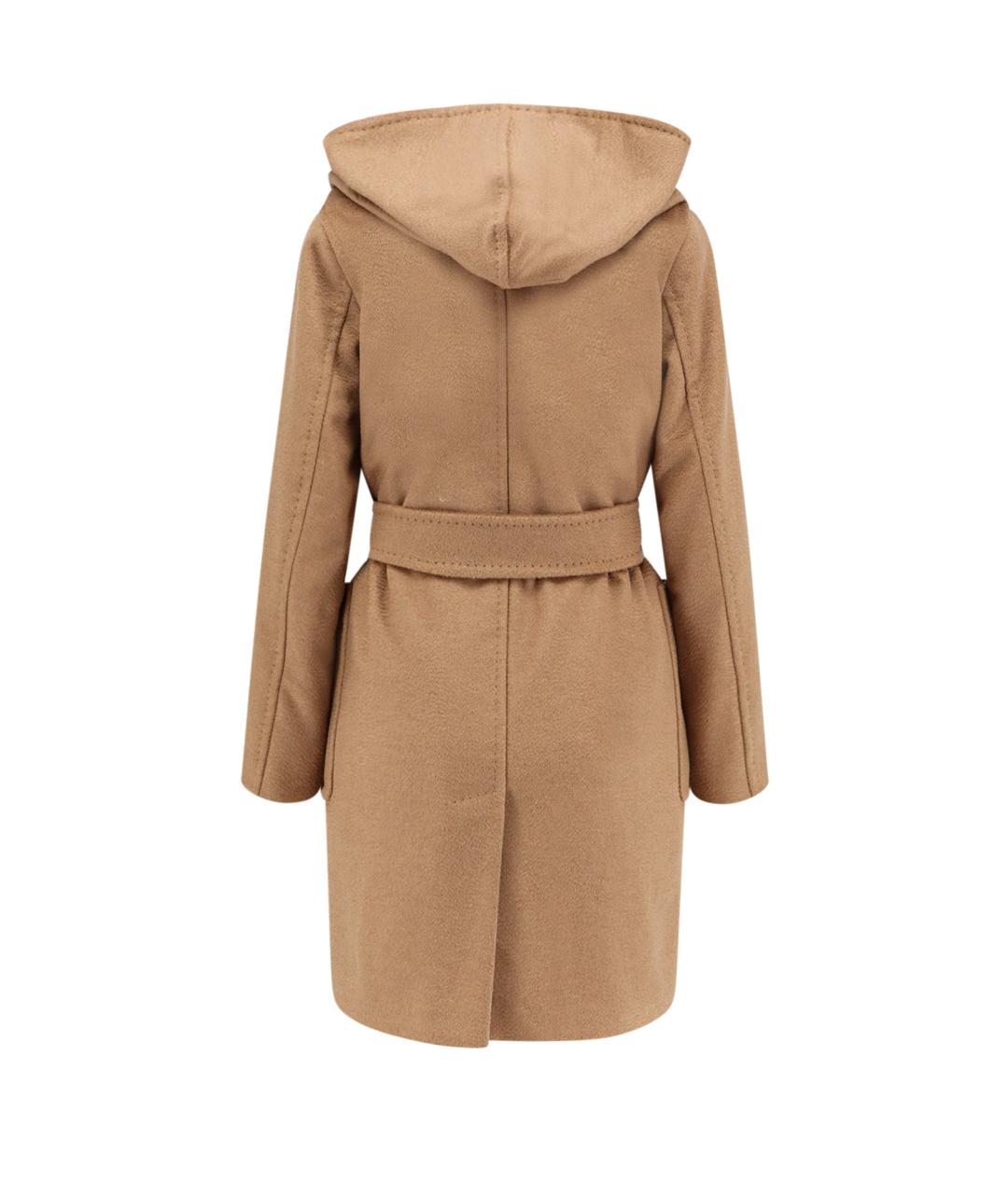 MAX MARA Бежевое шерстяное пальто, фото 2