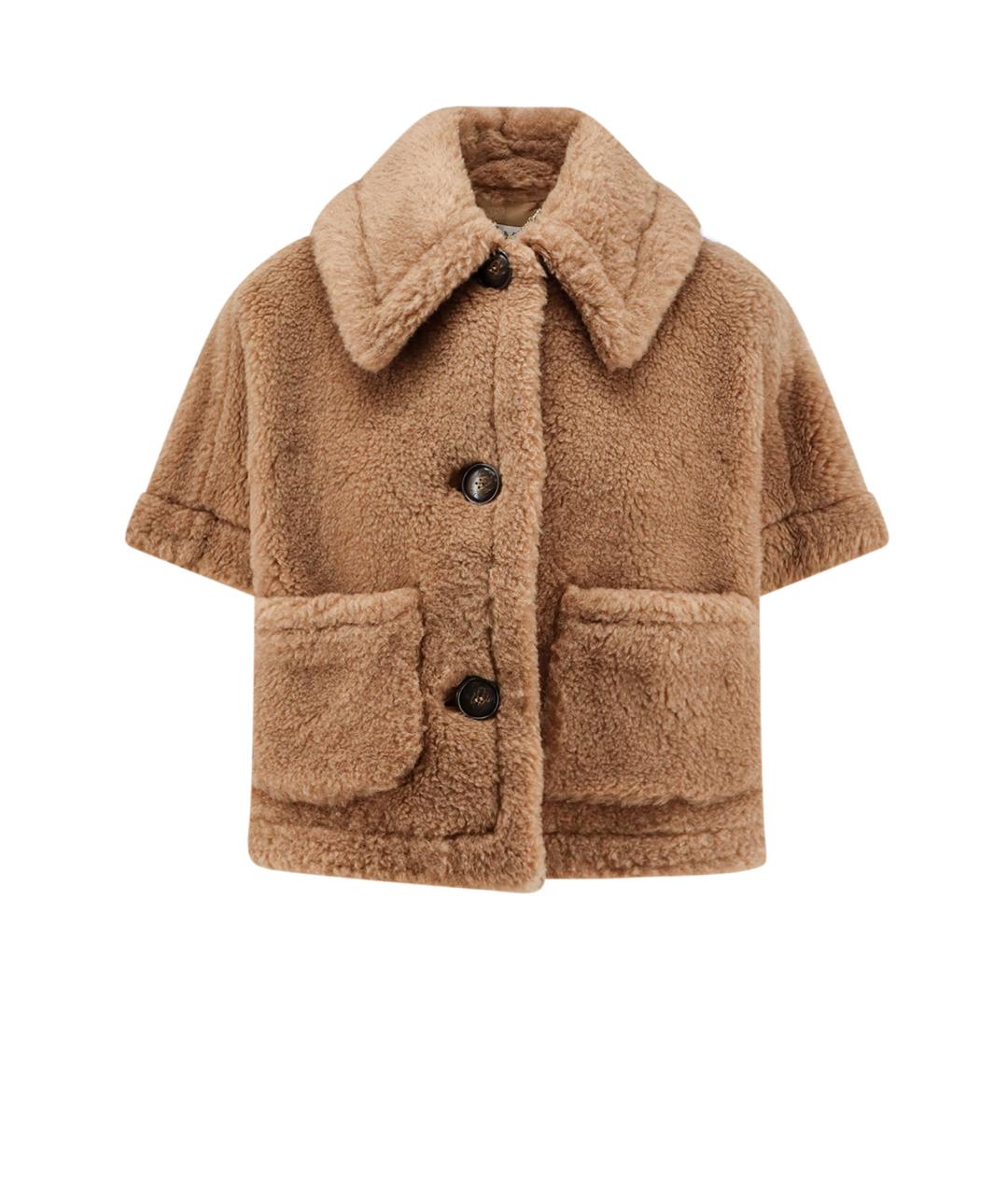 MAX MARA Бежевое шерстяное пальто, фото 1