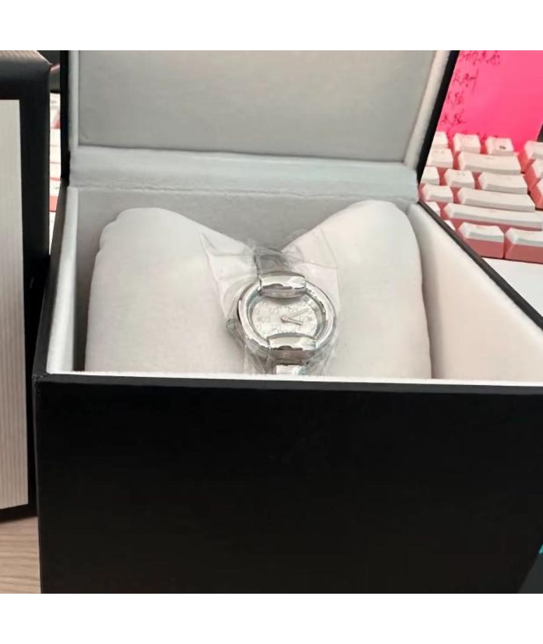 GUCCI Серебряные часы, фото 6