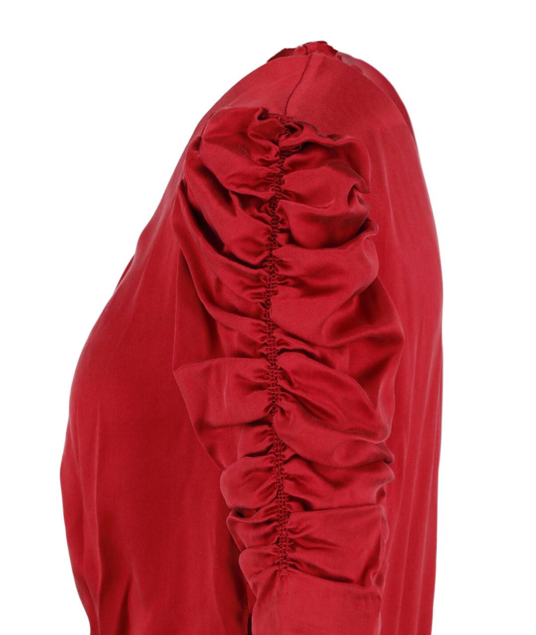 ISABEL MARANT Красное шелковое коктейльное платье, фото 3