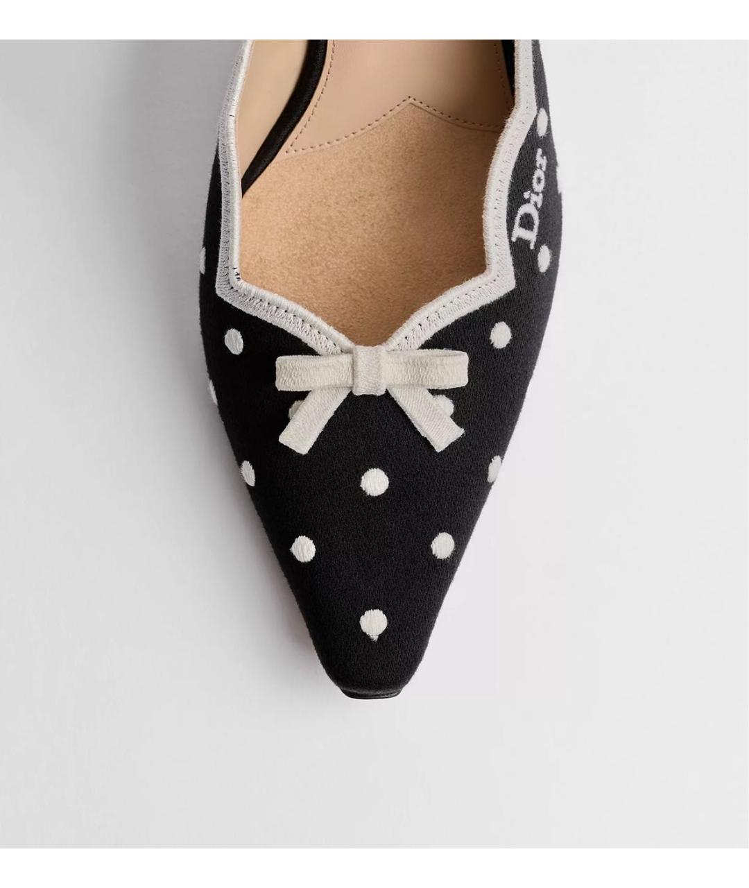 CHRISTIAN DIOR Черные мюли, фото 4