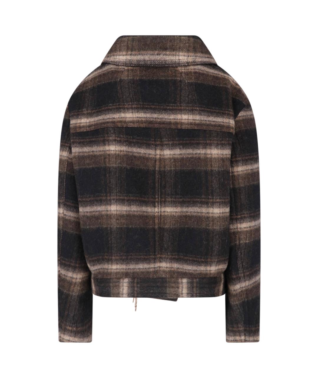 ISABEL MARANT ETOILE Коричневая шерстяная куртка, фото 2