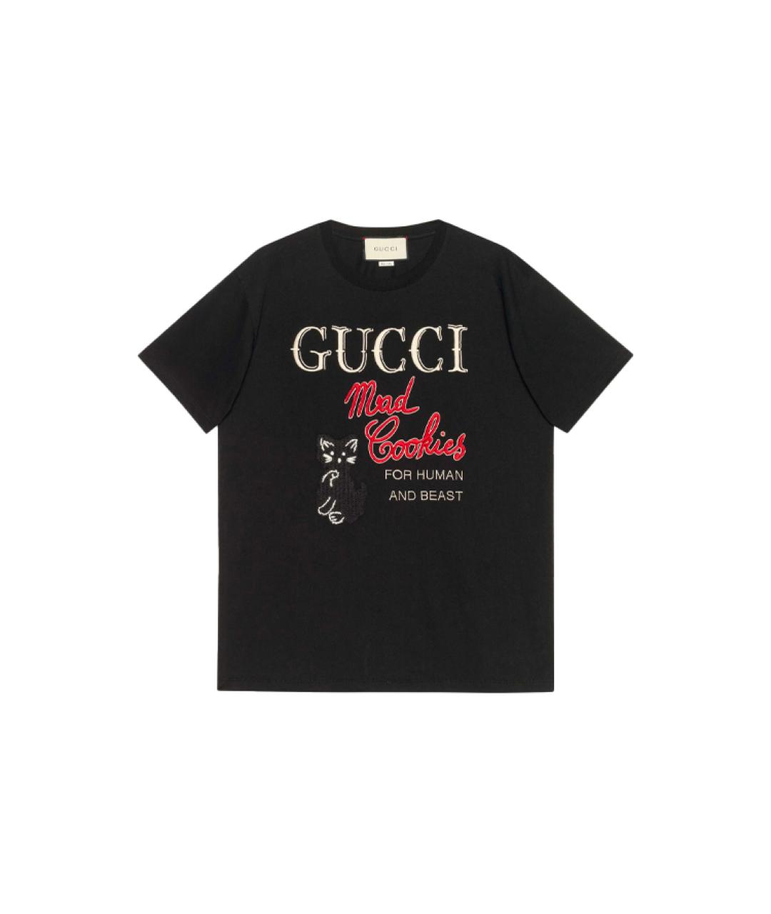 GUCCI Черная футболка, фото 6