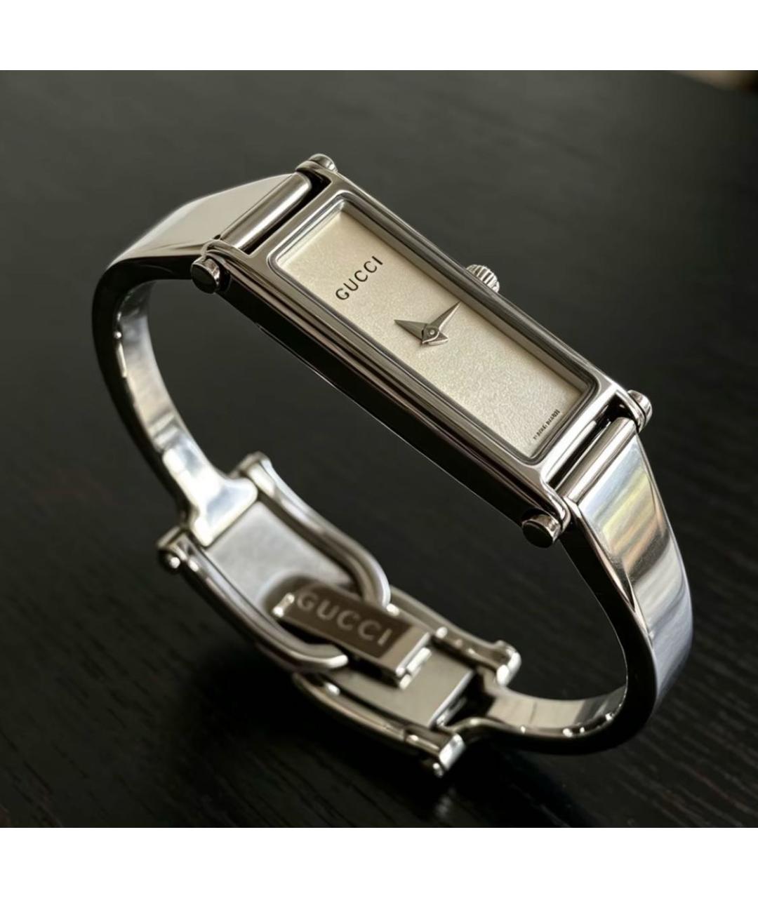 GUCCI Серебряные часы, фото 7