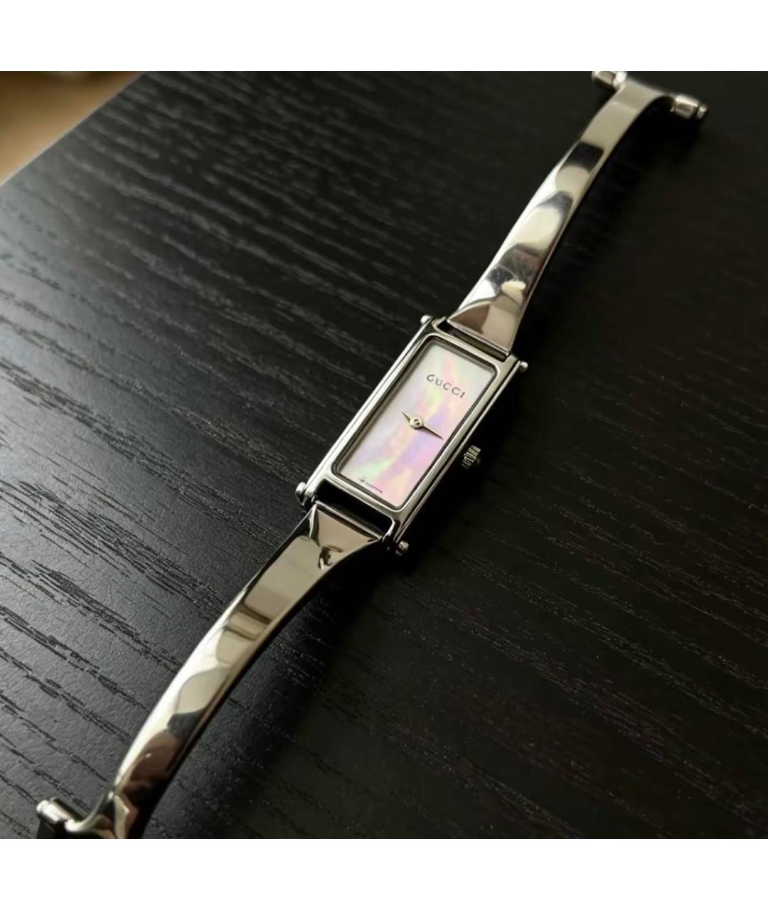 GUCCI Серебряные часы, фото 6