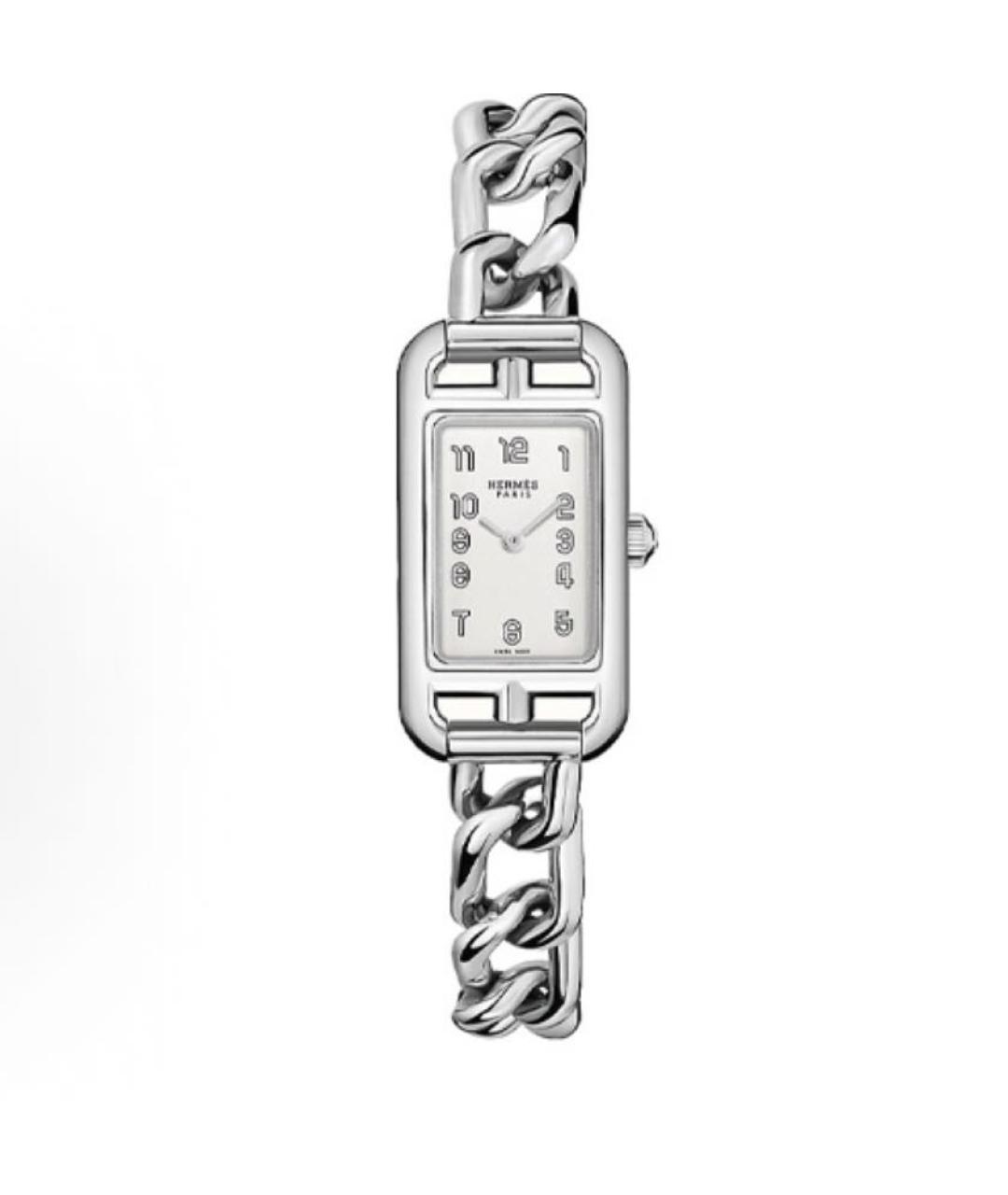 HERMES Серебряные часы, фото 8