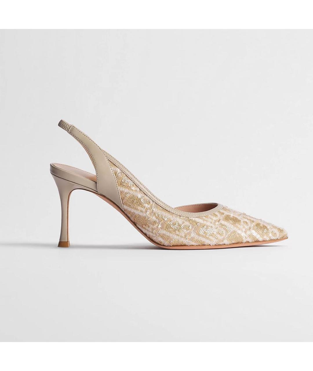 CHRISTIAN DIOR Бежевые туфли, фото 7