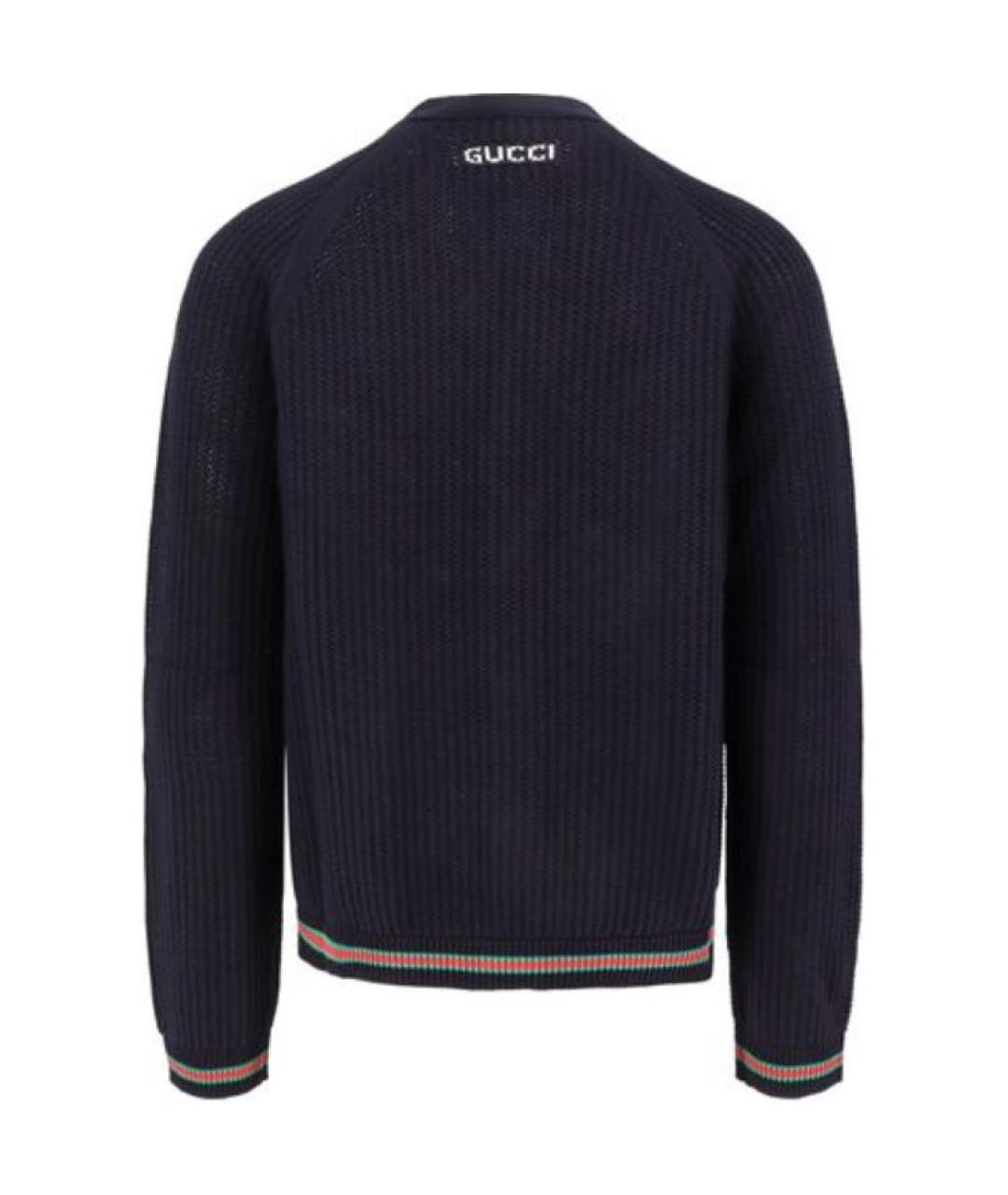 GUCCI Темно-синий кардиган, фото 3