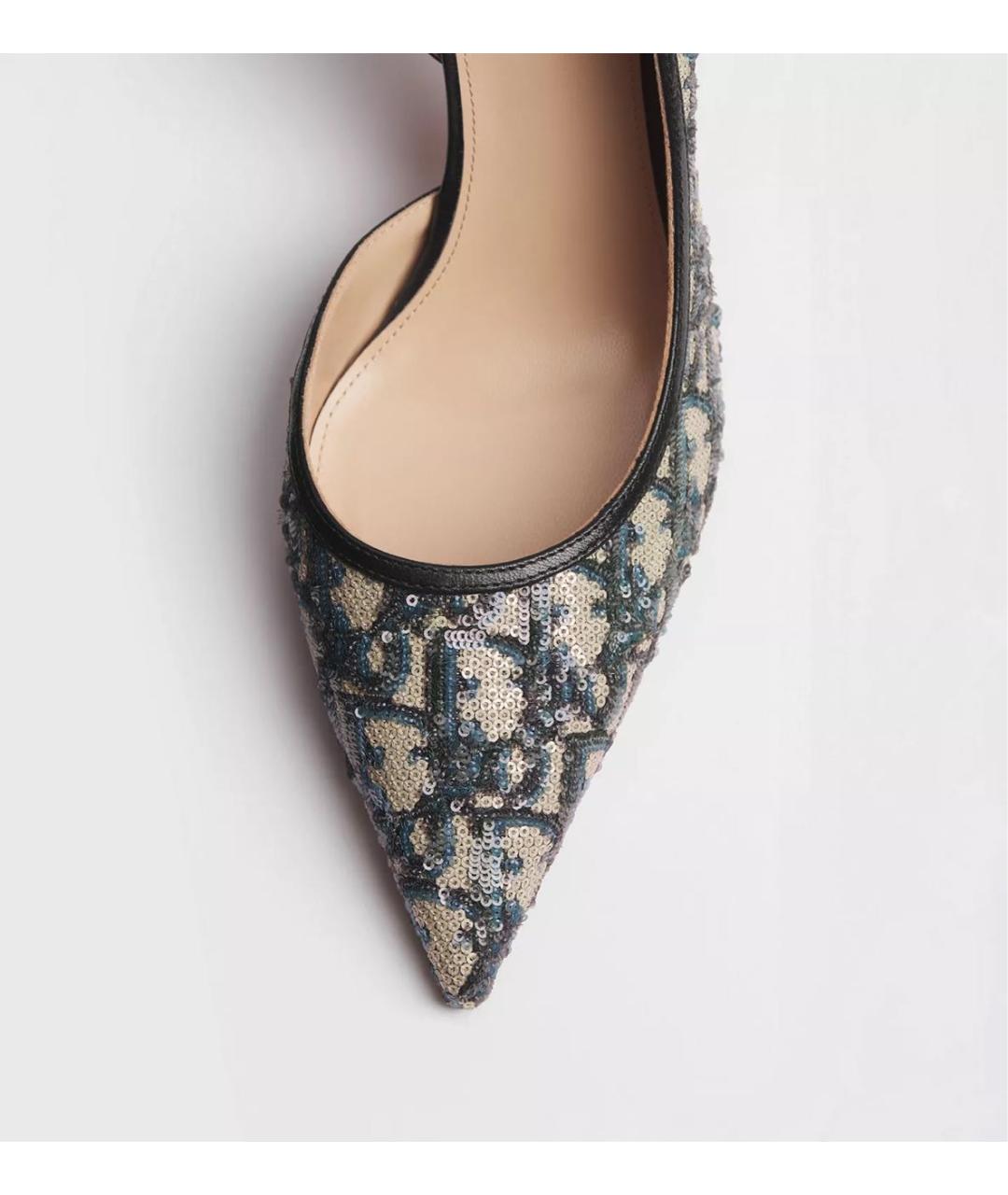 CHRISTIAN DIOR Синие туфли, фото 4