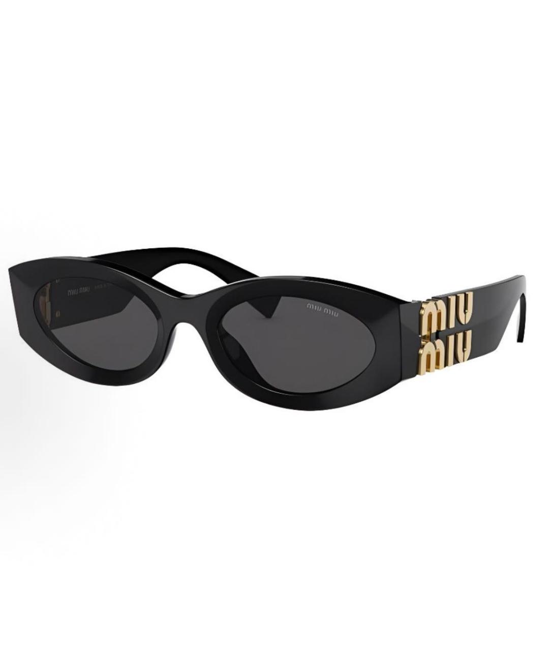 MIU MIU Черные солнцезащитные очки, фото 8