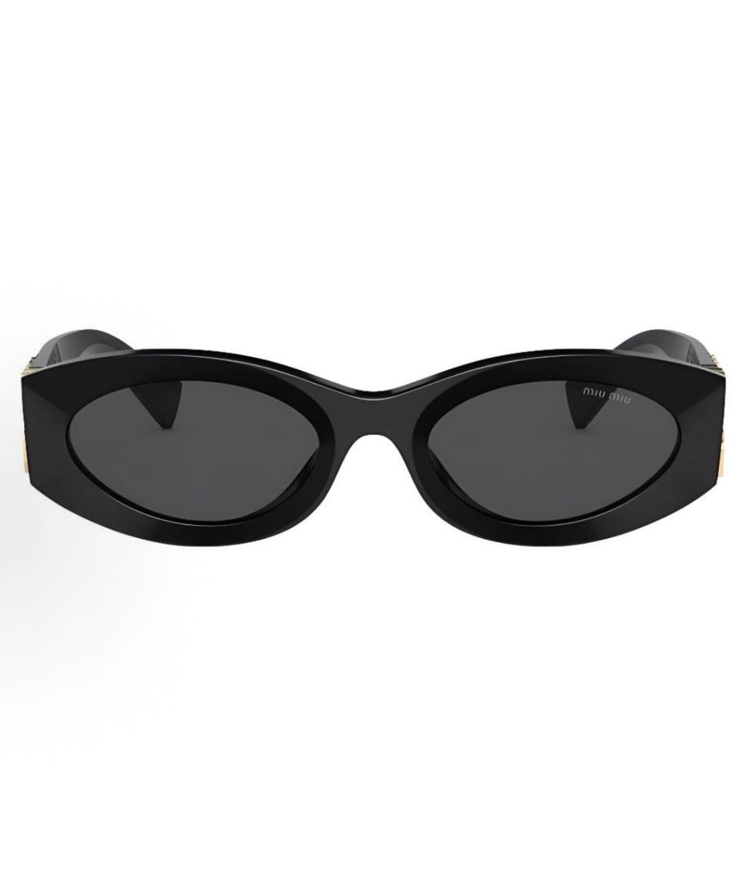 MIU MIU Черные солнцезащитные очки, фото 2