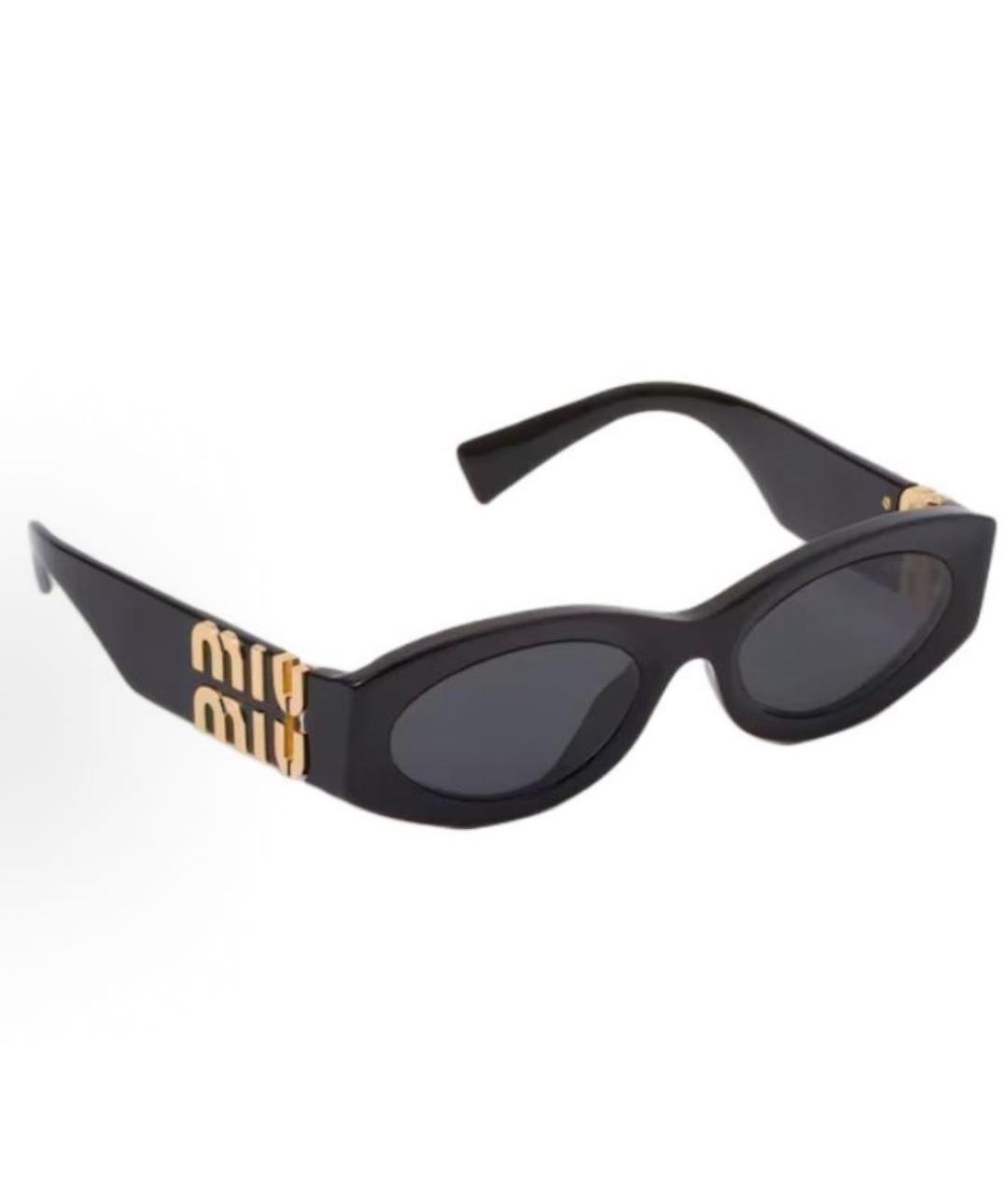 MIU MIU Черные солнцезащитные очки, фото 4