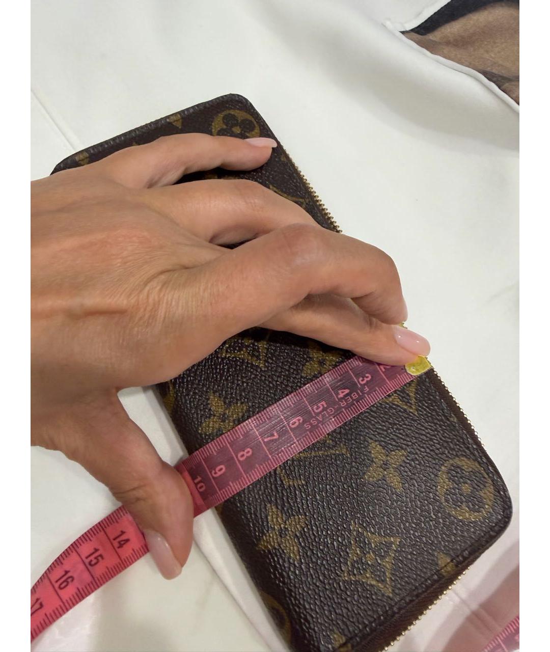 LOUIS VUITTON Коричневый кошелек, фото 3