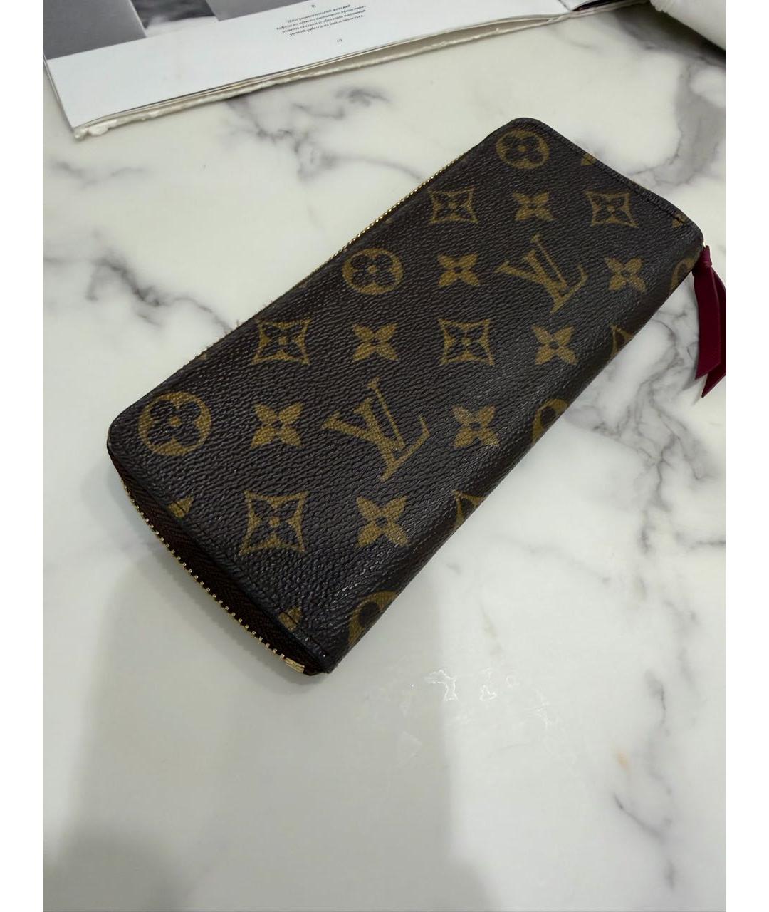 LOUIS VUITTON Коричневый кошелек, фото 2
