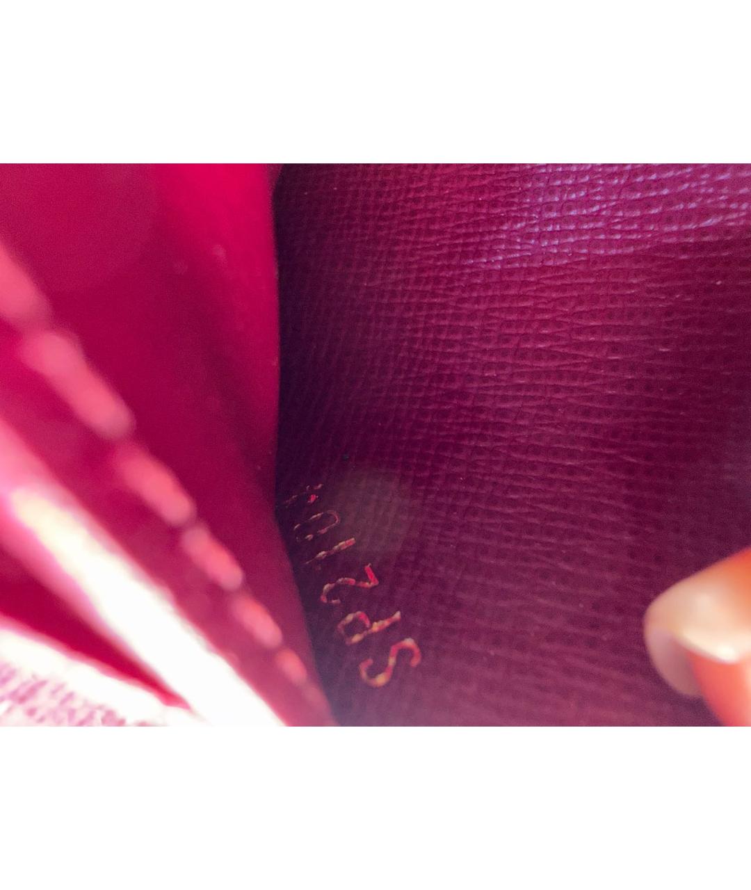 LOUIS VUITTON Коричневый кошелек, фото 6