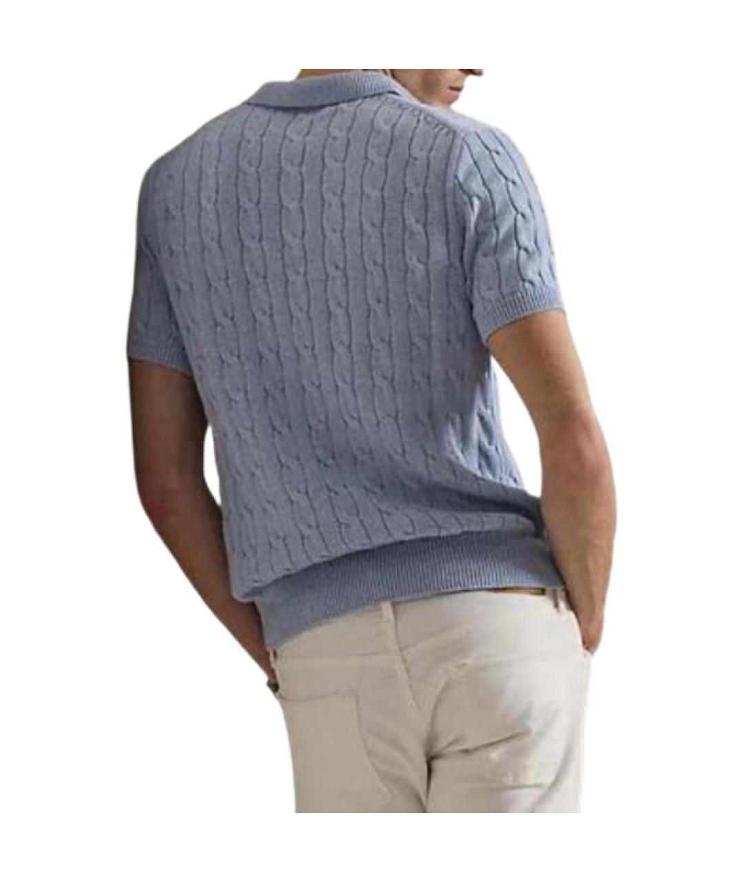 POLO RALPH LAUREN Голубой джемпер / свитер, фото 4