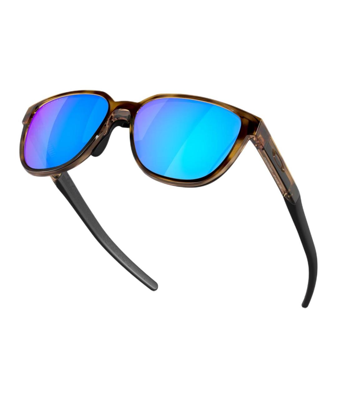 OAKLEY Коричневые пластиковые солнцезащитные очки, фото 4