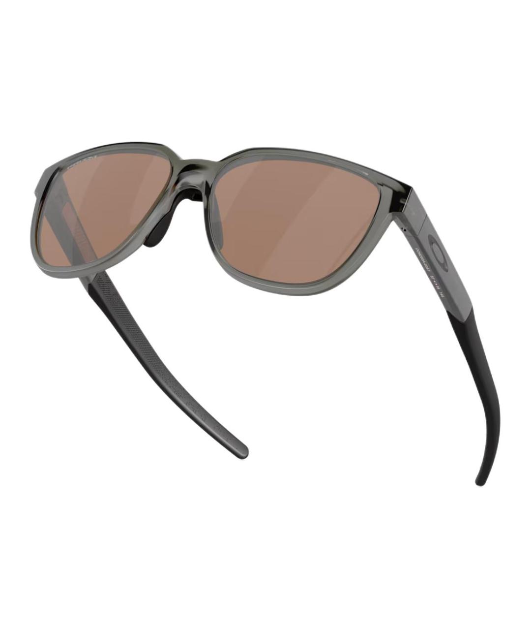 OAKLEY Серые пластиковые солнцезащитные очки, фото 4