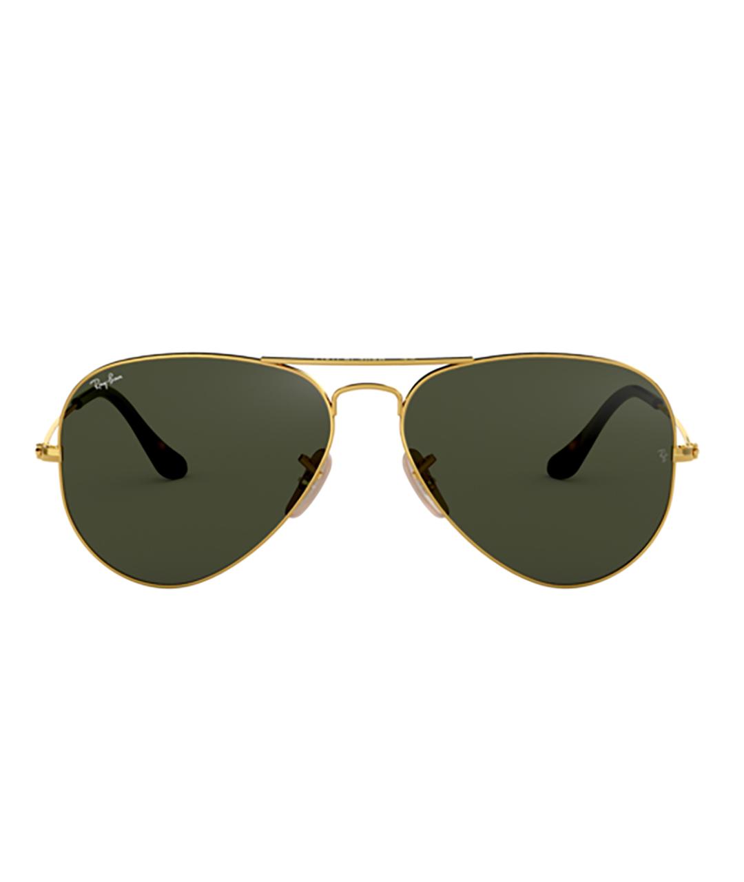 RAY BAN Зеленые металлические солнцезащитные очки, фото 2