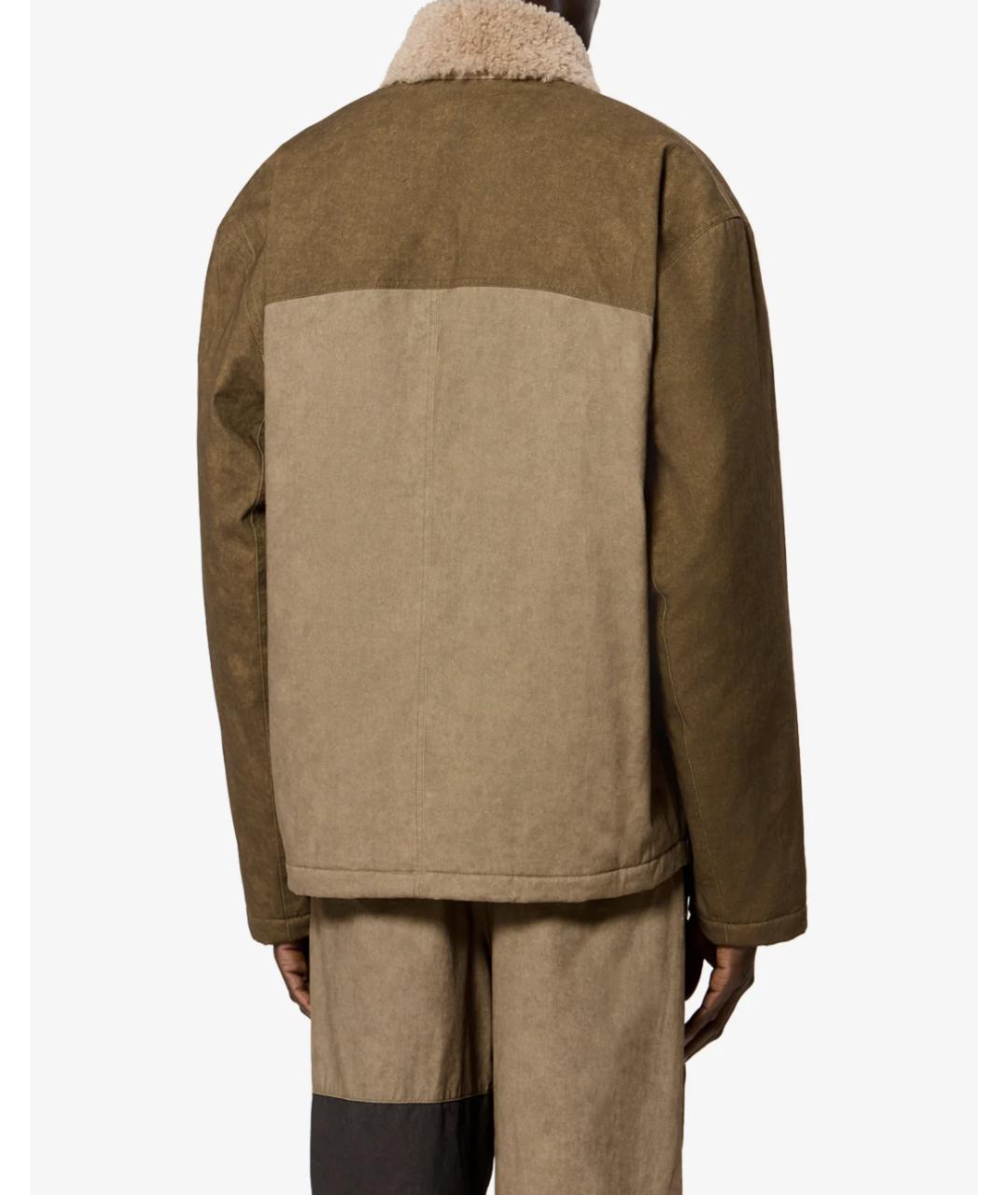 ISABEL MARANT Хаки хлопковая куртка, фото 4