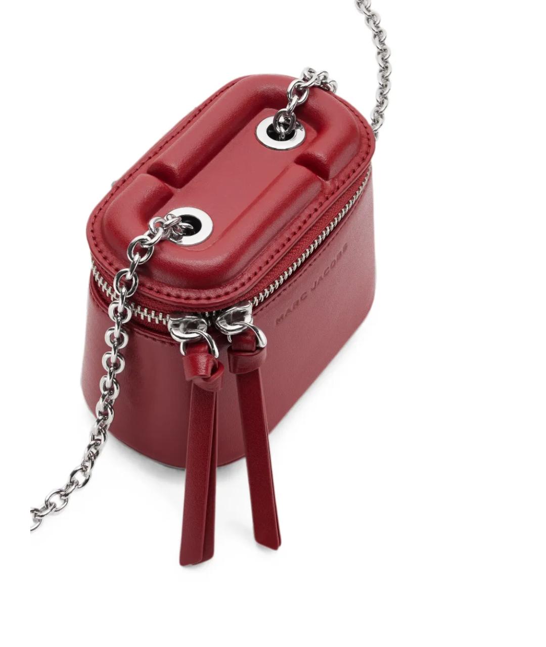 MARC JACOBS Красная кожаная сумка через плечо, фото 2