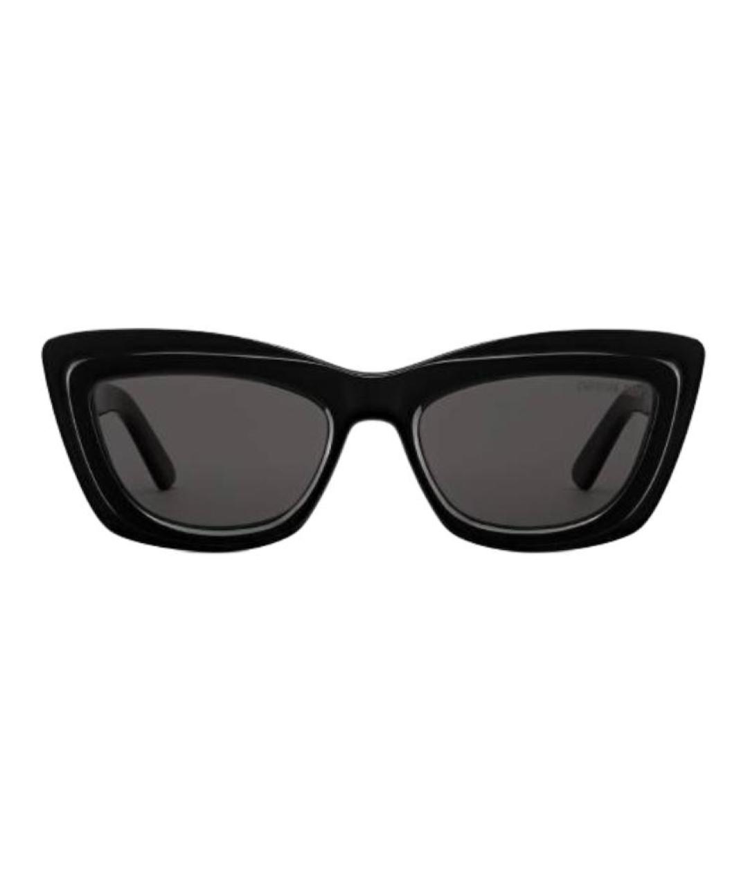 CHRISTIAN DIOR Черные пластиковые солнцезащитные очки, фото 2
