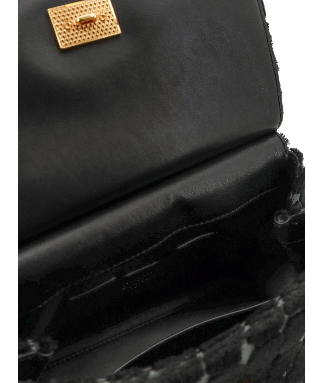 DOLCE&GABBANA Черная сумка тоут, фото 4