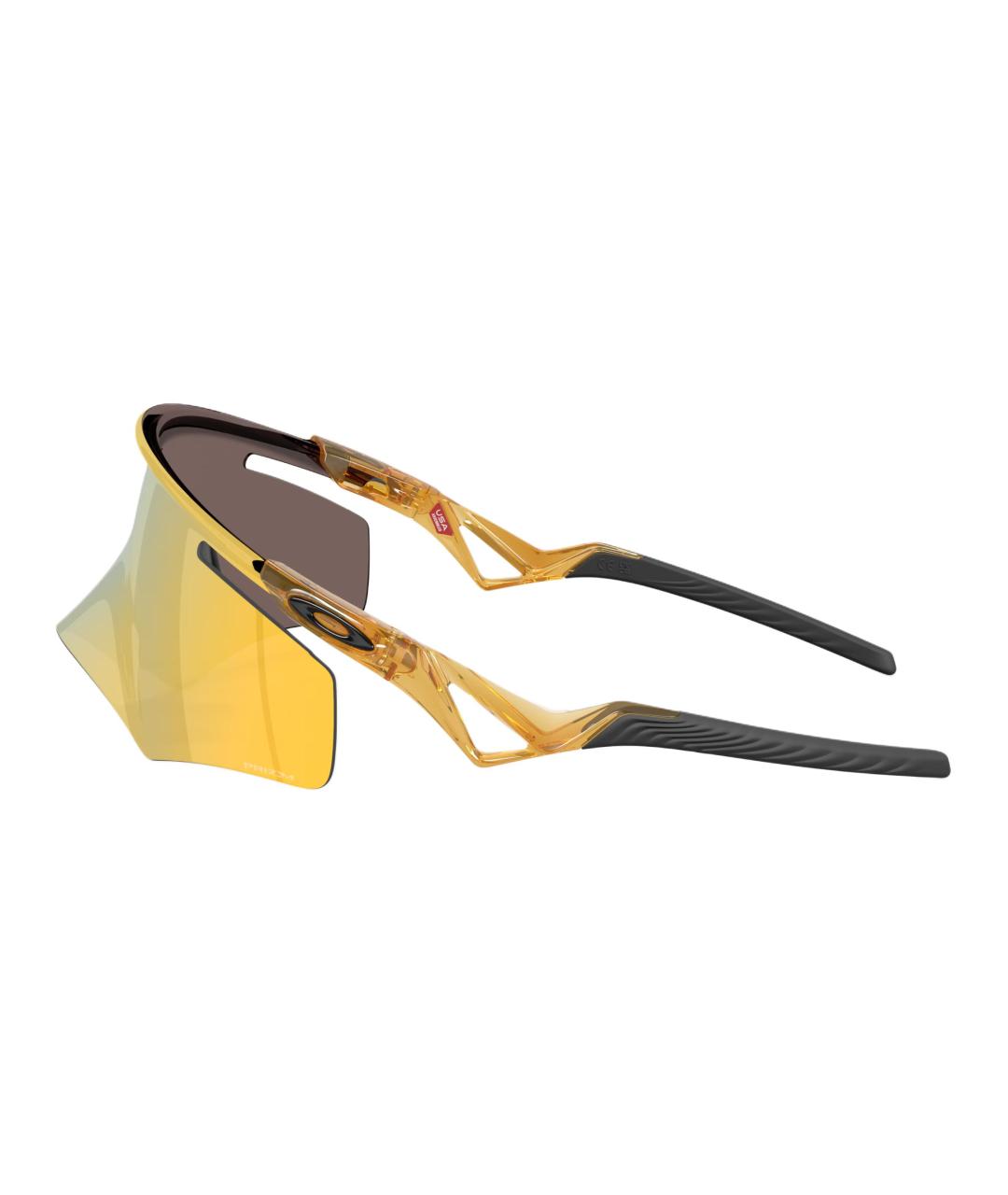 OAKLEY Желтые пластиковые солнцезащитные очки, фото 3