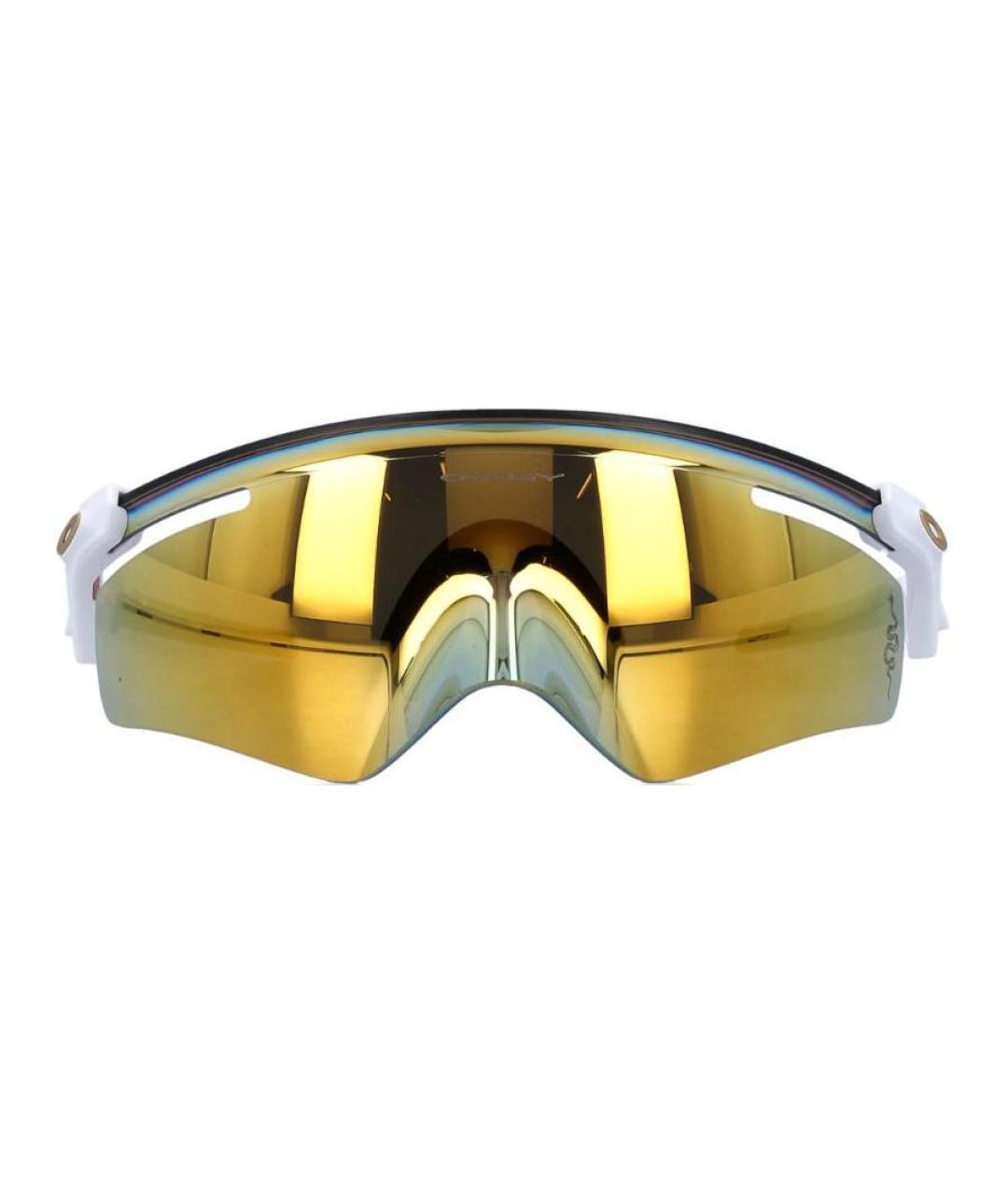 OAKLEY Белые пластиковые солнцезащитные очки, фото 2
