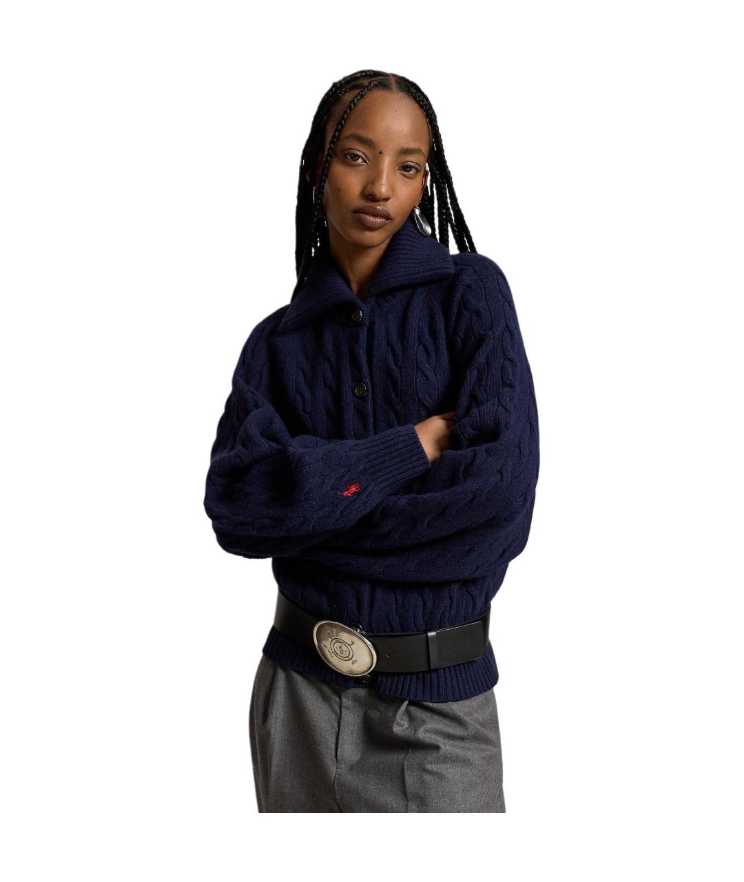 POLO RALPH LAUREN Темно-синий кардиган, фото 3