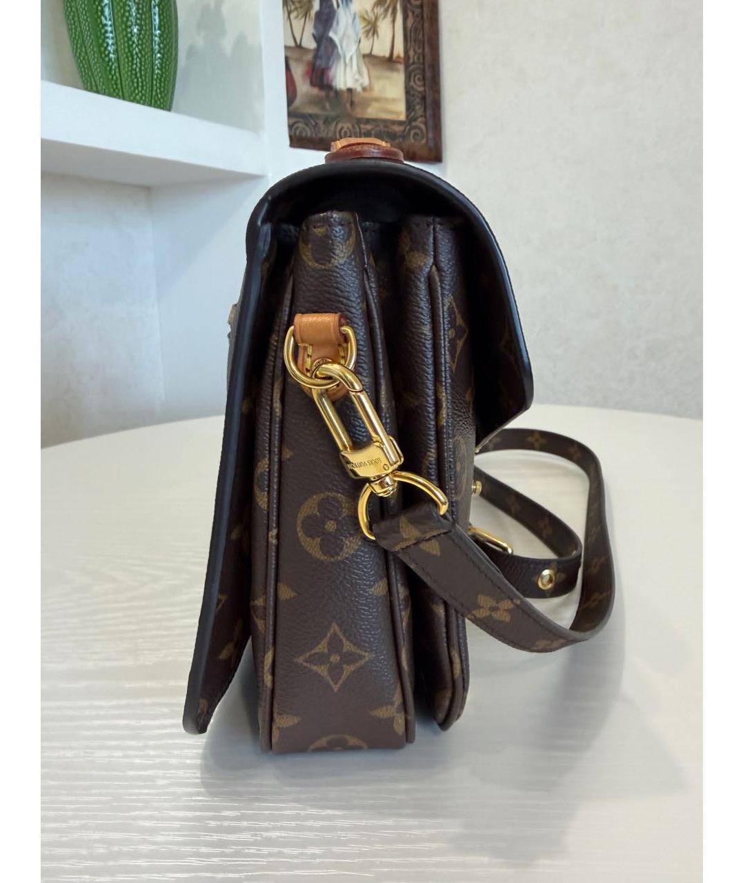 LOUIS VUITTON Коричневая сумка через плечо, фото 8