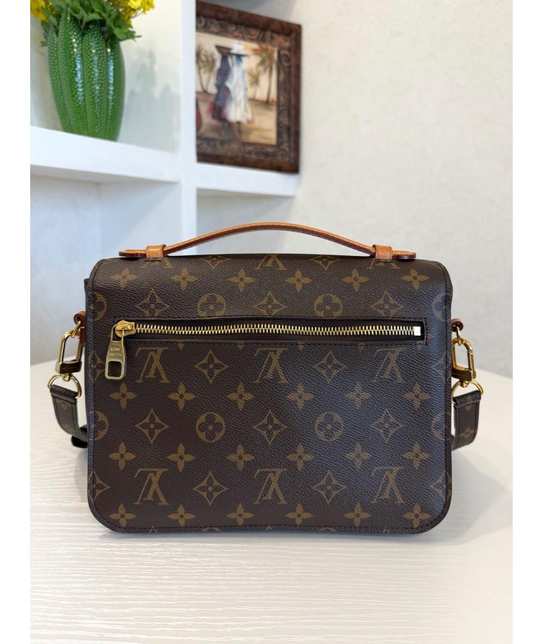 LOUIS VUITTON Коричневая сумка через плечо, фото 5