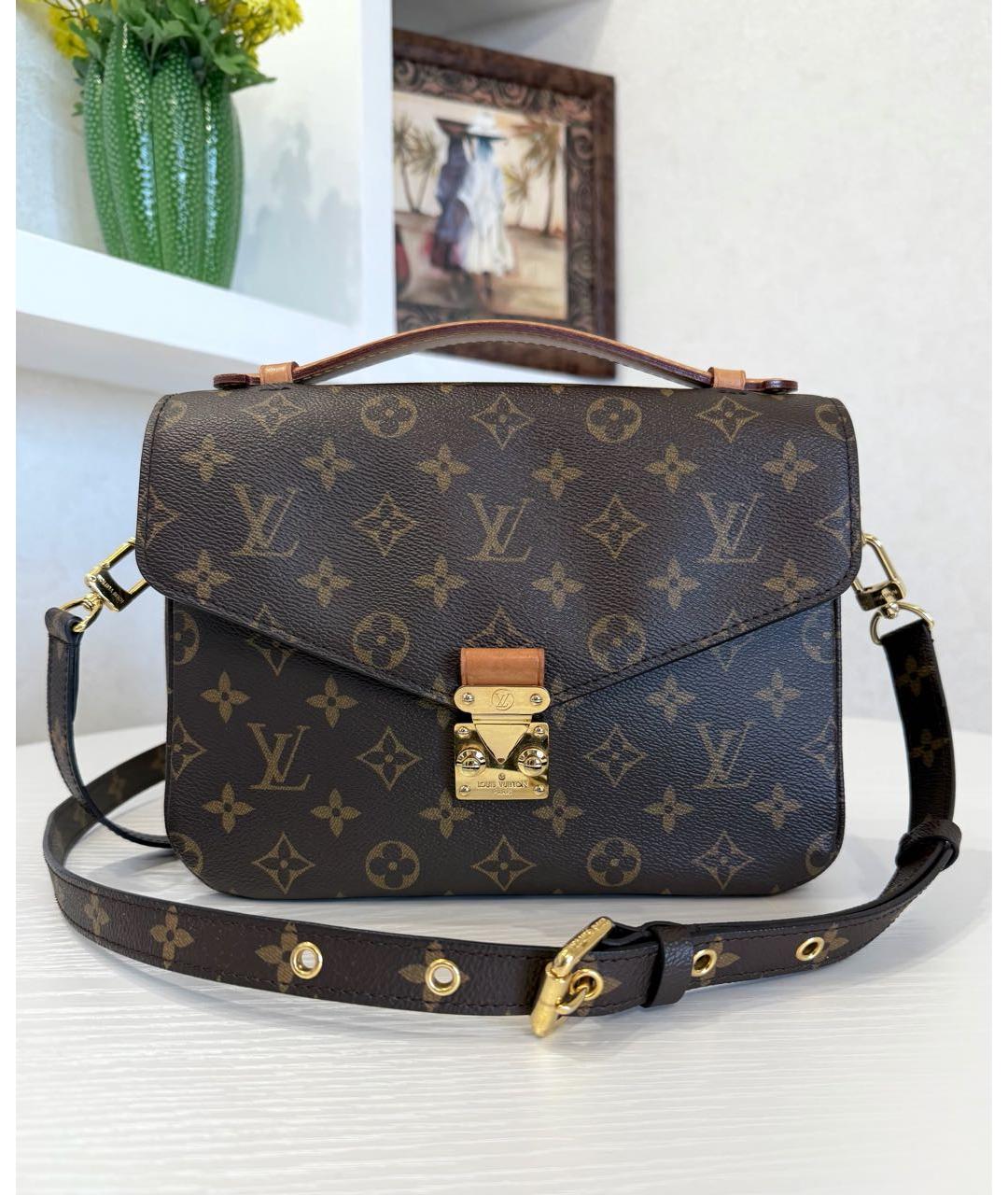 LOUIS VUITTON Коричневая сумка через плечо, фото 2