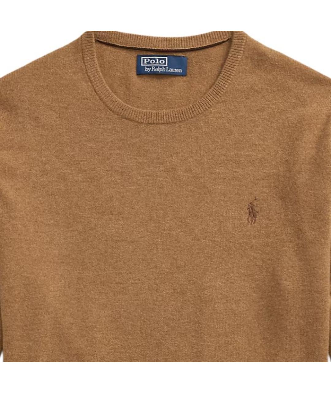 POLO RALPH LAUREN Коричневый джемпер / свитер, фото 5