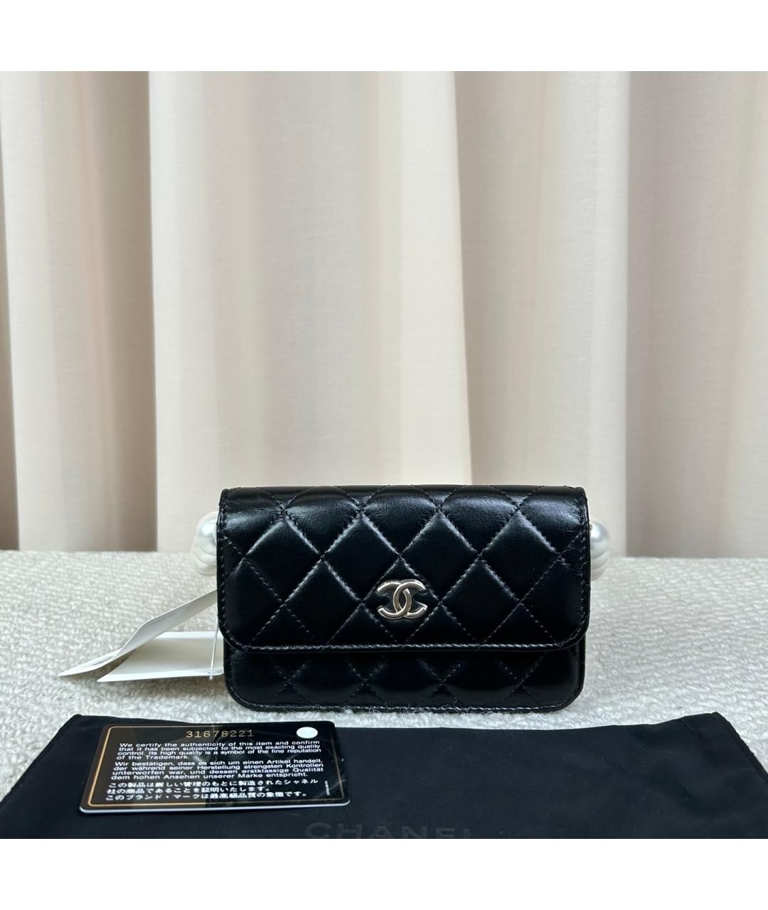 CHANEL Черная сумка через плечо, фото 7