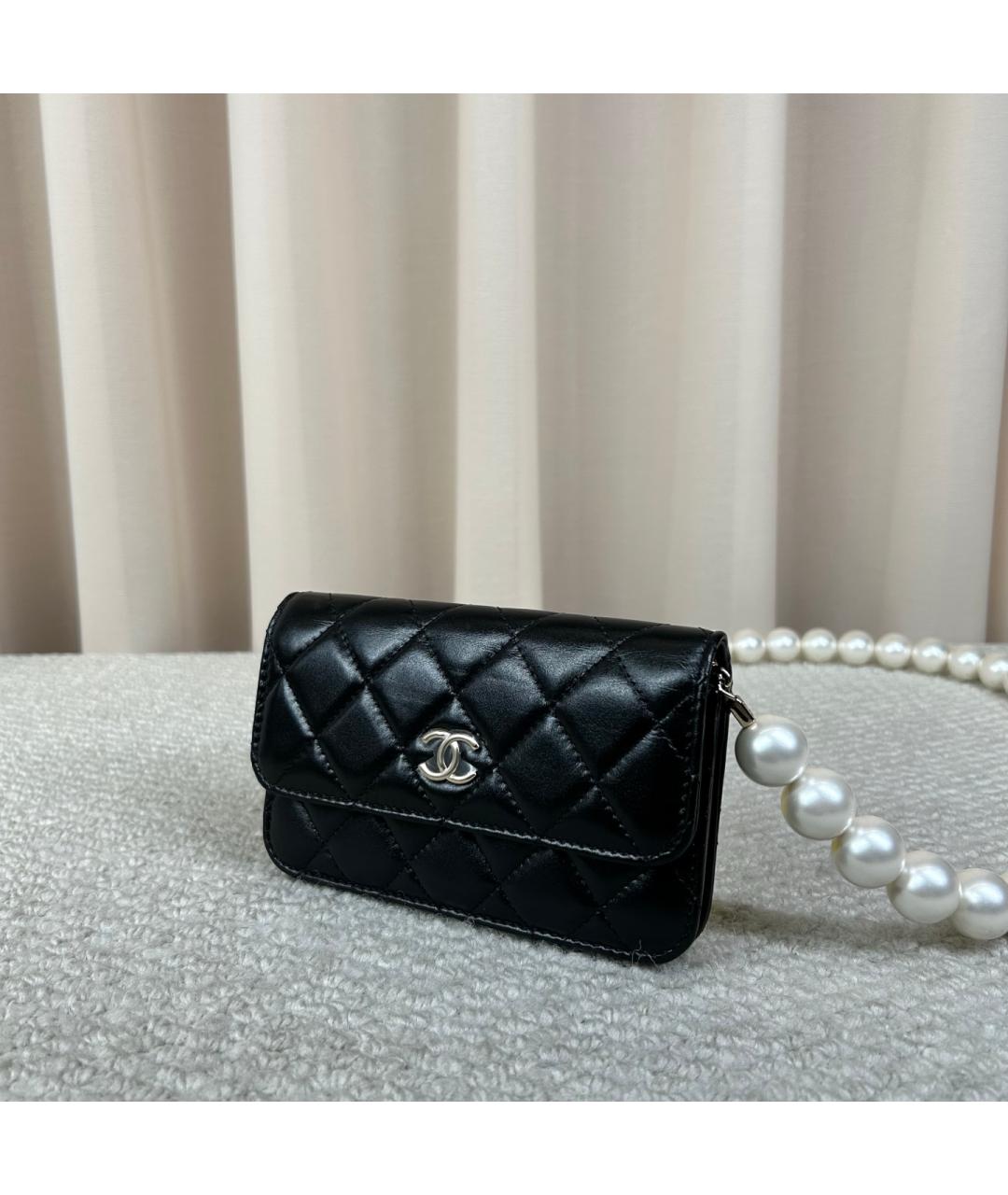 CHANEL Черная сумка через плечо, фото 5