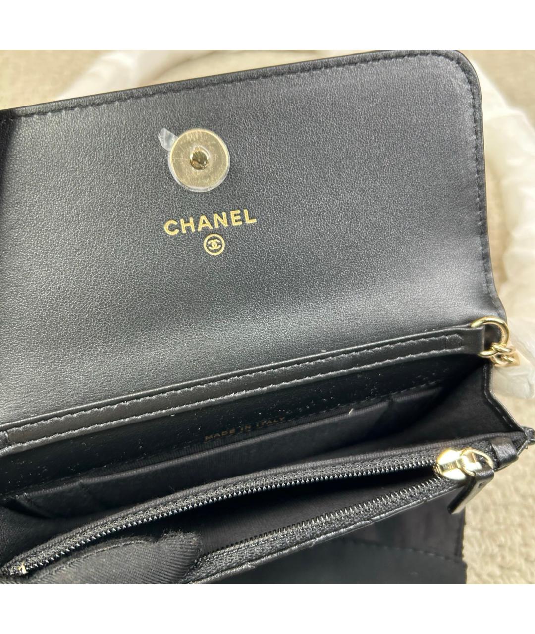 CHANEL Черная сумка через плечо, фото 4