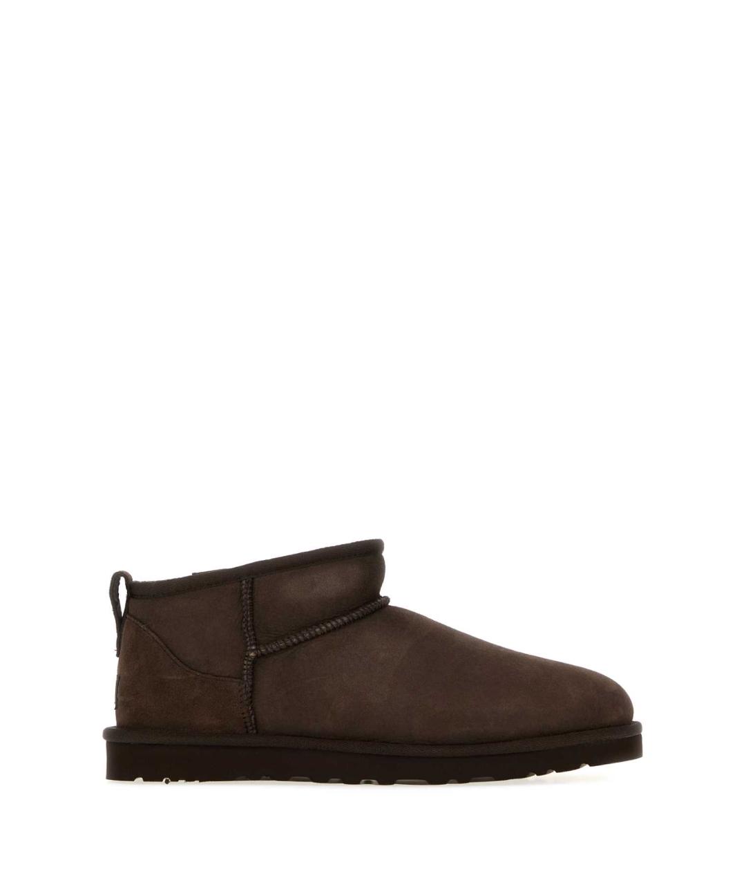 UGG Коричневые замшевые низкие ботинки, фото 3