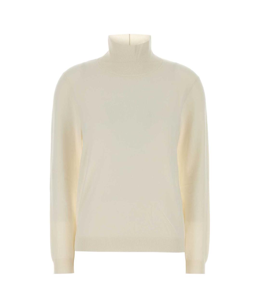 WEEKEND MAX MARA Желтый шерстяной джемпер / свитер, фото 1
